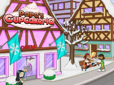 Colorful Cupcakeria storefront